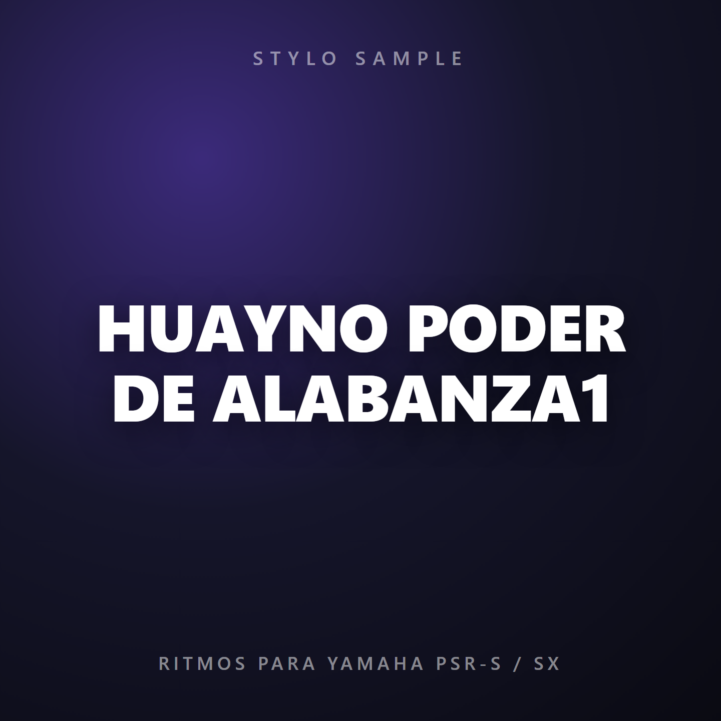 HUAYNO PODER DE ALABANZA1